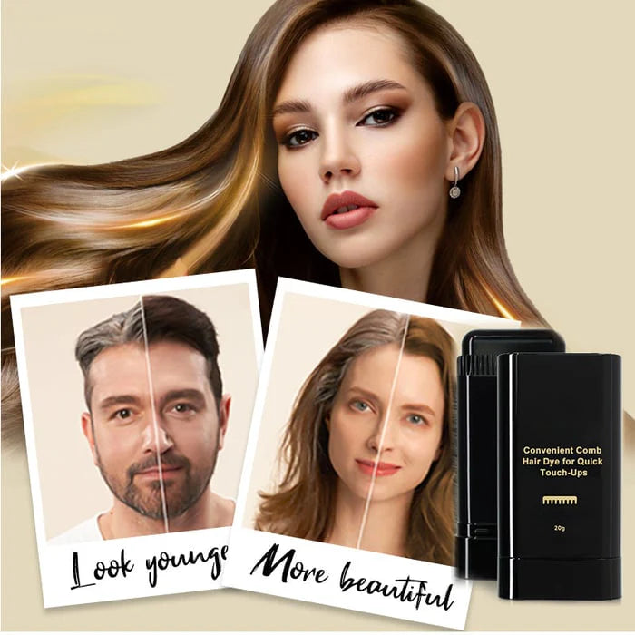 Instant Hair Color Strick With Built-In Comb