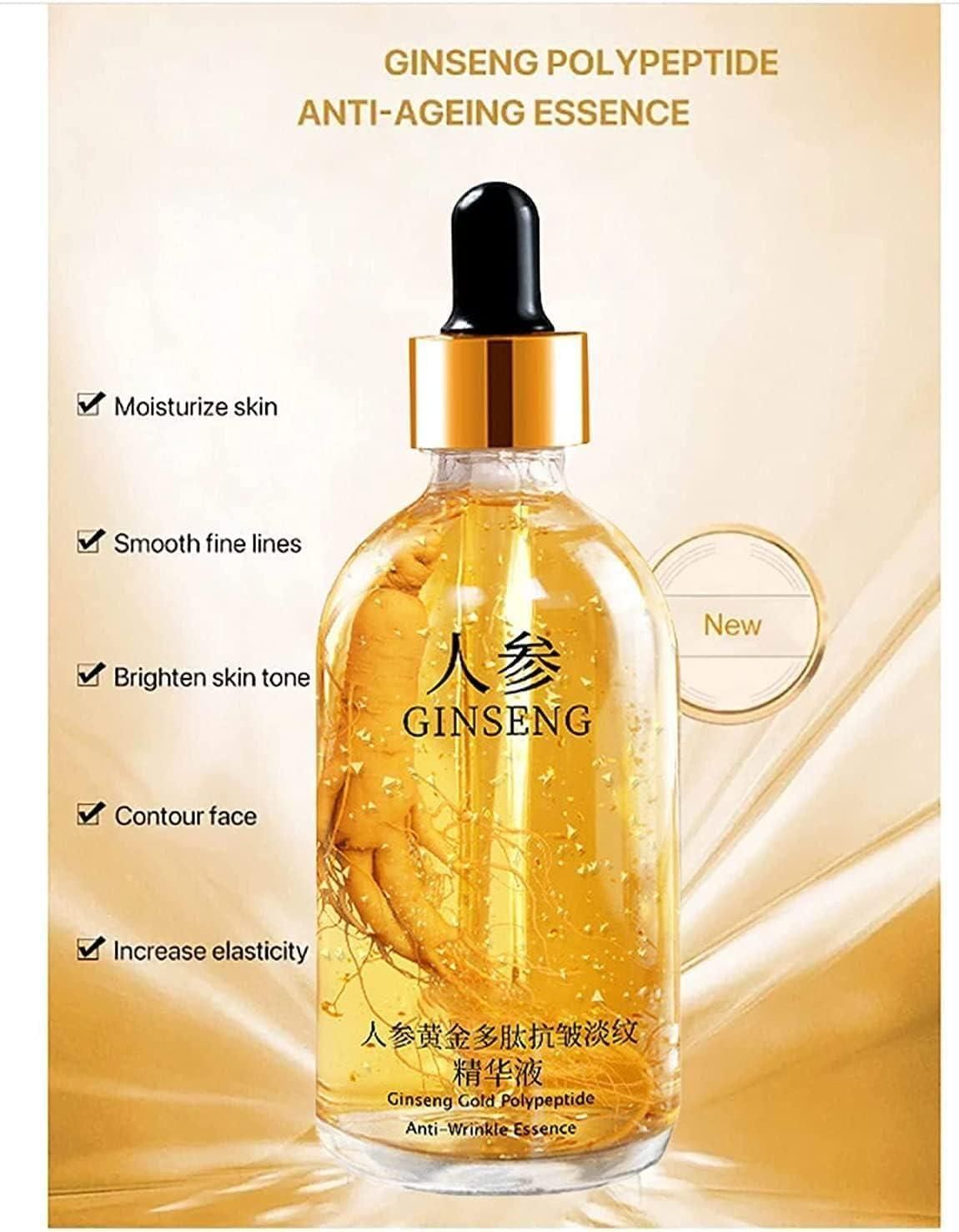 Ginseng 24K Gold Polypeptide Anti-Ageing Serum