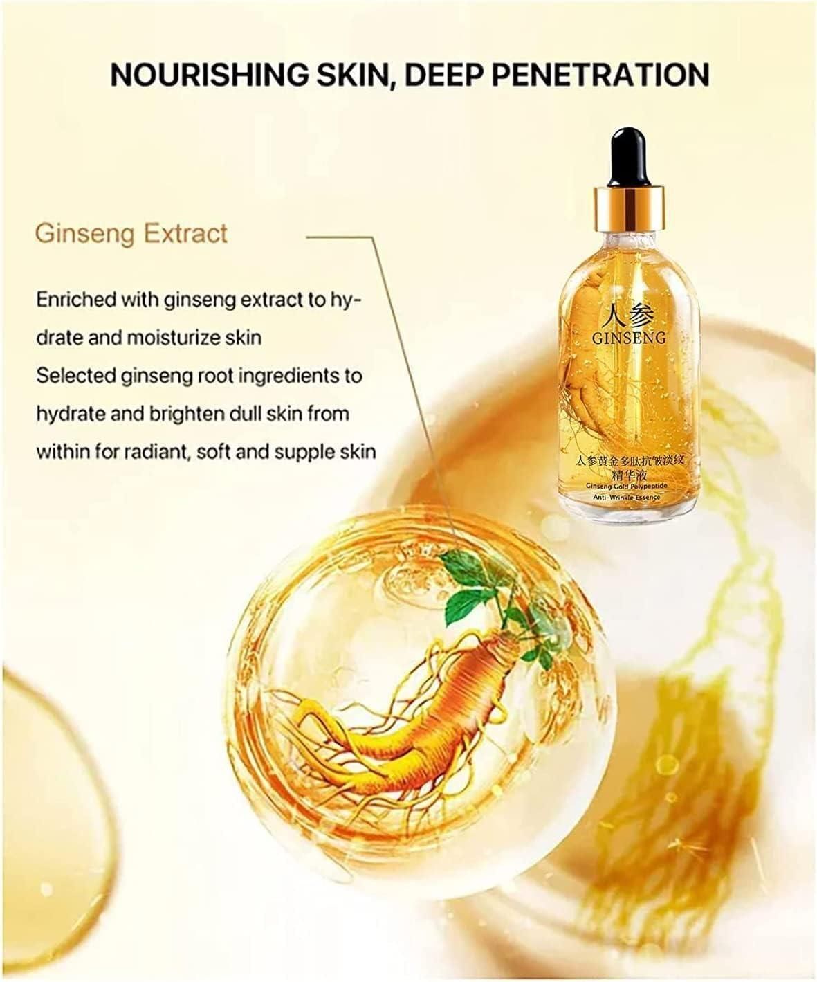 Ginseng 24K Gold Polypeptide Anti-Ageing Serum