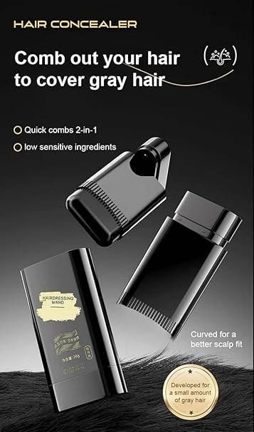 Instant Hair Color Strick With Built-In Comb