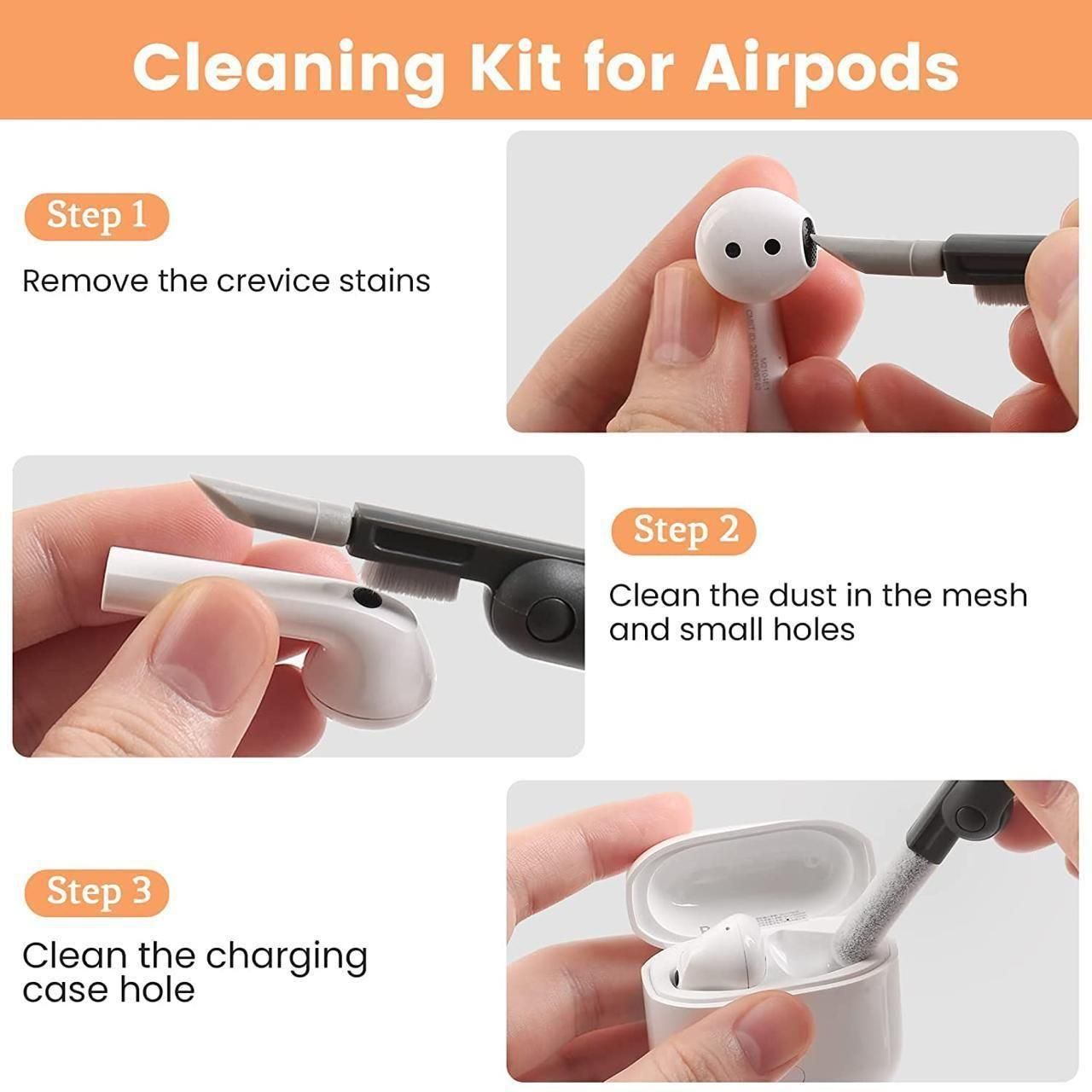 HUMBLE 7‑in‑1 Electronic Cleaning Tool Kit for Keyboards, Screens & Gadgets