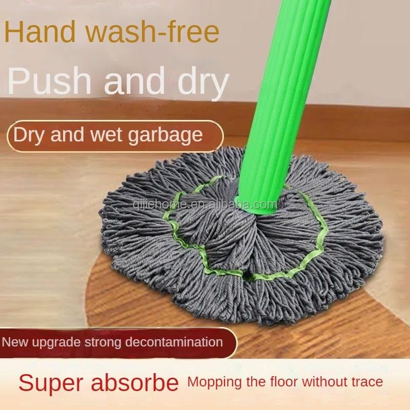 Self-Twisting Water Rotating Mop