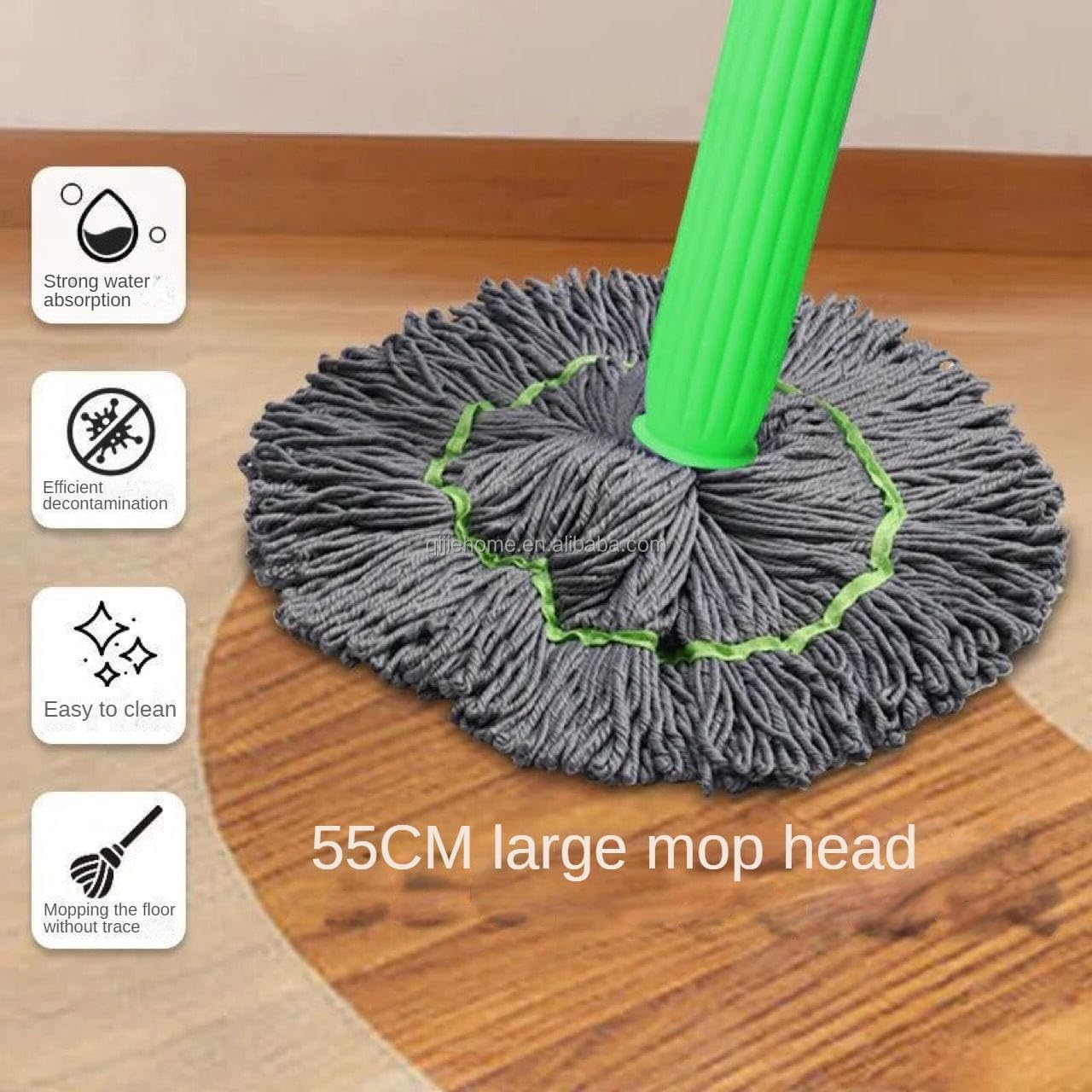 Self-Twisting Water Rotating Mop