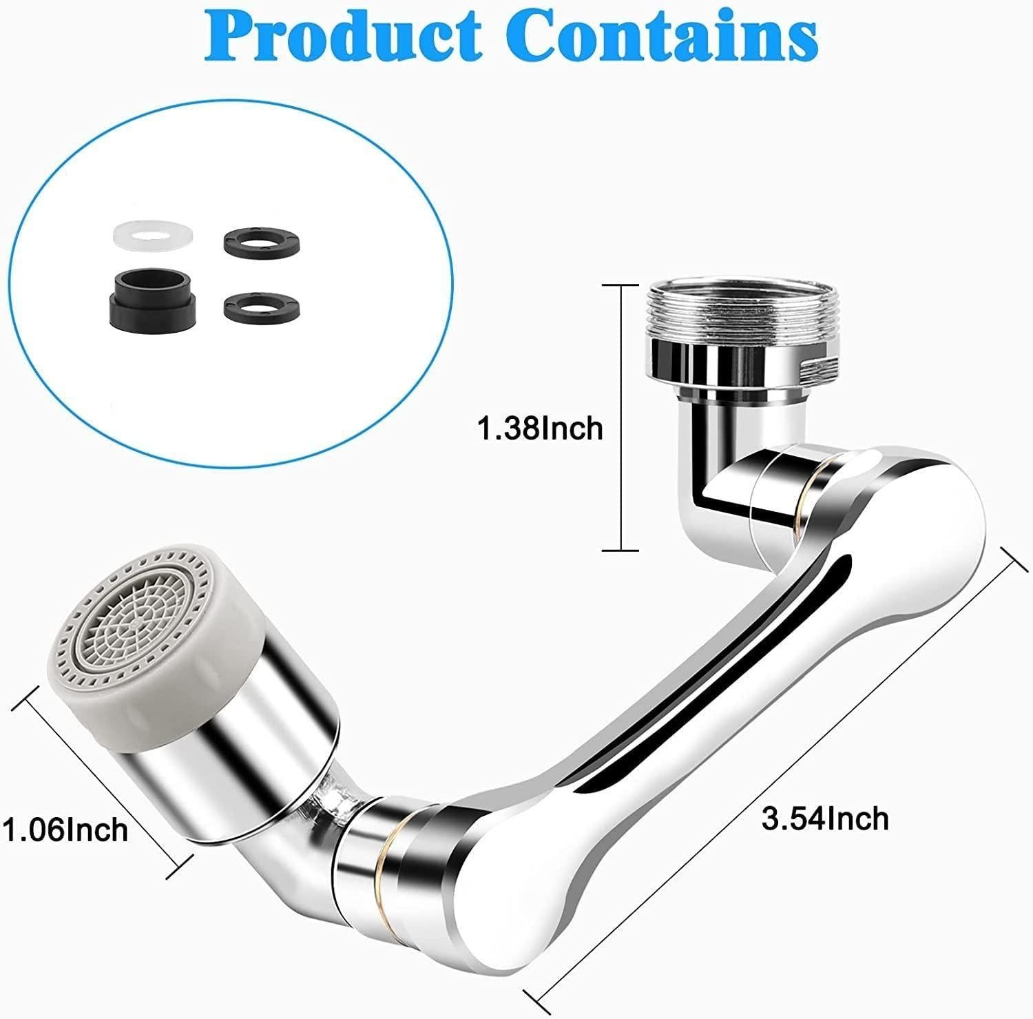 Rotatable Multi-Functional Extension Faucet | 1080° rotation