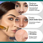 24K Gold Energy Beauty Bar - Electric Facial Massage Roller