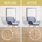 FloorGuard Silicone Chair Leg Protectors with Felt