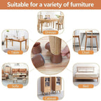 FloorGuard Silicone Chair Leg Protectors with Felt