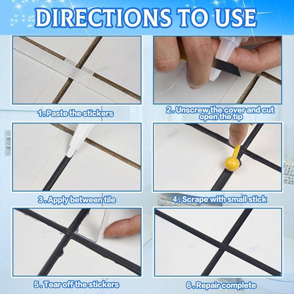Waterproof Gap Filler for Tiles (Buy 1 Get 1 Free )
