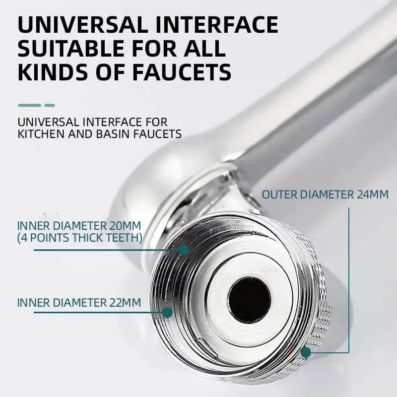 Rotatable Multi-Functional Extension Faucet | 1080° rotation