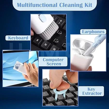 HUMBLE 7‑in‑1 Electronic Cleaning Tool Kit for Keyboards, Screens & Gadgets