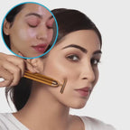 24K Gold Energy Beauty Bar - Electric Facial Massage Roller